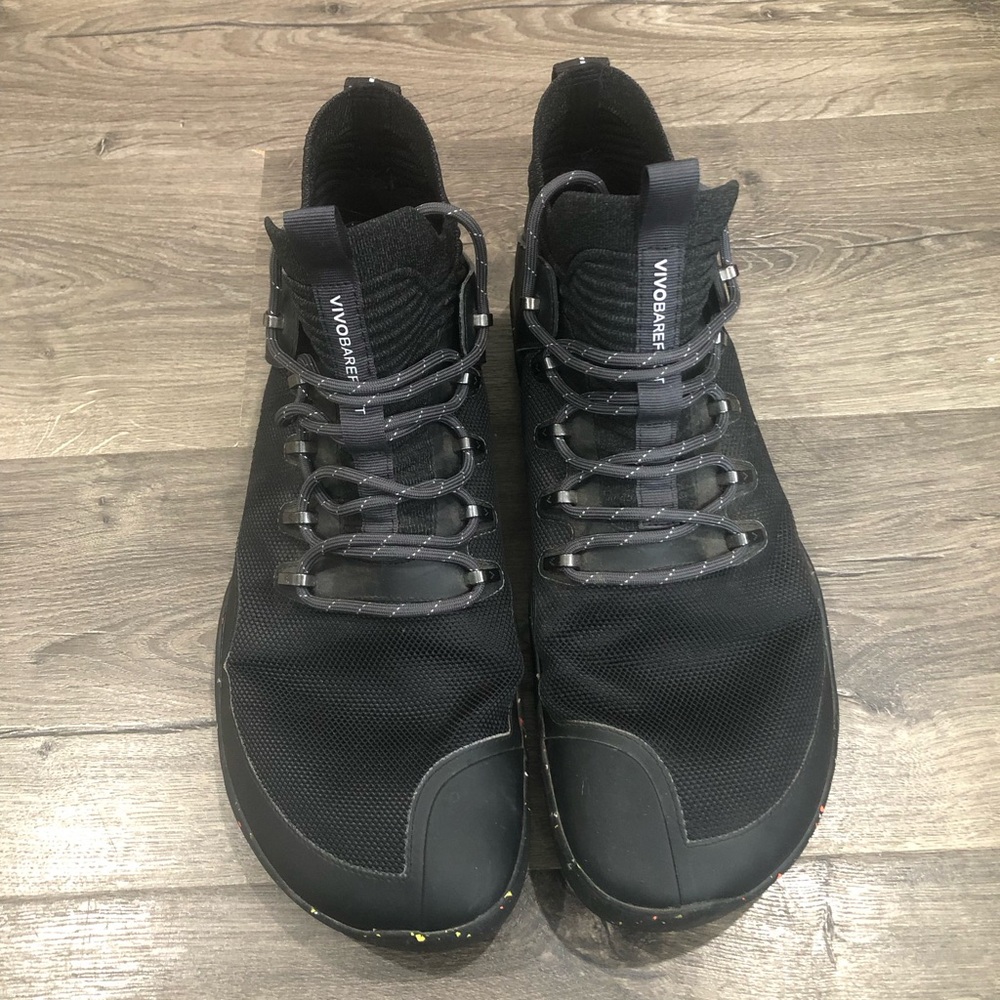 VivoBarefoot Men's Size 12 Magna Lite Black Hiking Boot